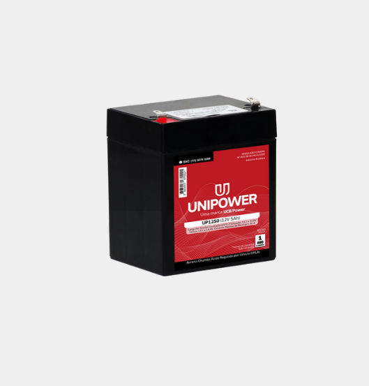 Bateria Estacionária de Chumbo VRLA 12V 5Ah