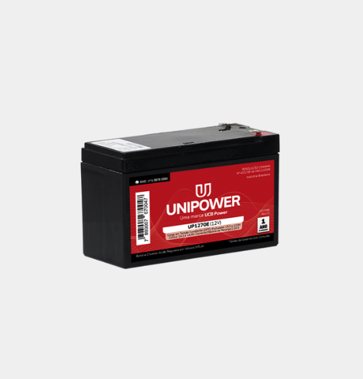 Bateria Estacionária de Chumbo VRLA 12V 7AH – Nobreak